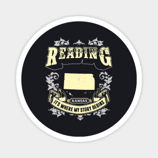 Reading Kansas It Is Where My Story Begins 70s Magnet